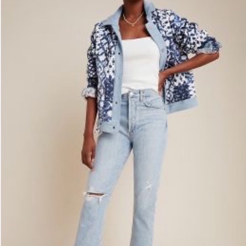 Blank Nyc Reversible Patchwork Denim-Lined Jacket - image 6